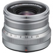 Fujifilm Xf 16mm F/2.8 R Wr Lens (silver)