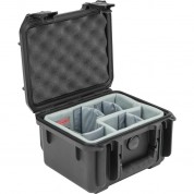 Skb Iseries 0907-6 Case With Think Tank Photo Dividers & Lid Foam (black)