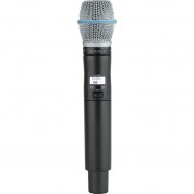 Shure Ulxd2/b87a Digital Handheld Wireless Microphone Transmitter With Beta 87a Capsule (j50a: 572 To 608 + 614 To 616 Mhz)