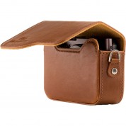 Megagear Ever Ready Pu Leather Camera Case With Strap For Canon Powershot G9 X Mark Ii (brown)