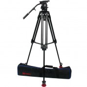 Ozen 100al2 100mm Aluminum Tripod & Agile 10 Fluid Head System (e-z-load)