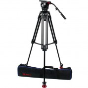 Ozen 100al2 100mm Aluminum Tripod & Agile 10 Fluid Head System (e-z-load)