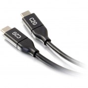 C2g Usb 2.0 Type-c Male To Type-c Male Cable (3', 5a)