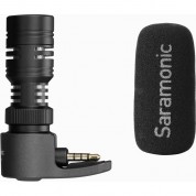 Saramonic Smartmic+ Compact Directional Microphone With 3.5mm Trrs Plug For Mobile Devices