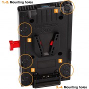 Hedbox V-mount Battery Plate To Sony C-pin