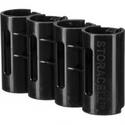 Storacell Slimline Cr123 Battery Holder (tuxedo Black)