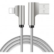 Freevision L-shaped Lightning To Usb Type-a Power Cable For Vilta Gimbals (silver)