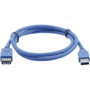 Kramer Usb 3.0 Type-a Male To Type-a Female Extension Cable (6', Blue)