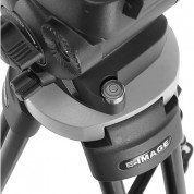 E-image Ek630 Professional Compact Tripod With Fluid Head (75mm)