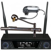 Amt Q7-z1 Dual-channel Q7 Receiver And Single Transmitter Wireless System For Flute (900 Mhz)