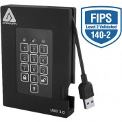 Apricorn 16tb Aegis Fortress Fips 140-2 Level 2 Secure Usb 3.0 Portable Drive