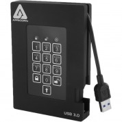 Apricorn 16tb Aegis Fortress Fips 140-2 Level 2 Secure Usb 3.0 Portable Drive