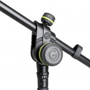 Gravity Stands Microphone Stand With Round Base And 2-point Adjustment Boom