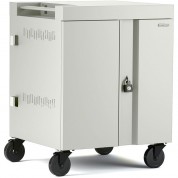 Bretford Cube Cart 36-device Charging Cart With 270° Doors (concrete)