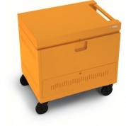 Bretford Cube Toploader 40-device Charging Cart (tangerine)