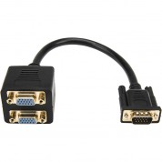 Rocstor Vga Male To Dual Vga Female Splitter Cable (1')