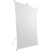 Savage Backdrop Travel Kit (white, 5 X 7')