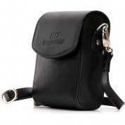 Megagear Pu Leather Case With Strap For Sony Cyber-shot Dsc-rx100 Vi, Dsc-rx100 V, Dsc-rx100 Iv (black)