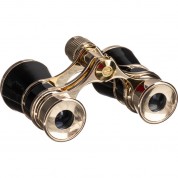 Lascala Optics 3x25 Aida Opera Glasses (black & Gold)