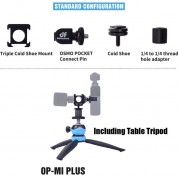 Digitalfoto Solution Limited Shoe Mount System For Dji Osmo Pocket With Mini Tripod