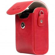 Megagear Pu Leather Case With Strap For Sony Cyber-shot Dsc-rx100 Vi, Dsc-rx100 V, Dsc-rx100 Iv (red)