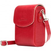 Megagear Pu Leather Case With Strap For Sony Cyber-shot Dsc-rx100 Vi, Dsc-rx100 V, Dsc-rx100 Iv (red)