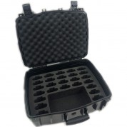 Williams Sound Ccs 056 26 Water-resistant Carrying Case With 26-slot Foam Insert For Personal Pa Systems