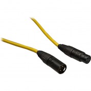 Canare L-4e6s Star Quad Xlrm To Xlrf Microphone Cable (25', Yellow)