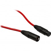 Canare L-4e6s Star Quad Xlrm To Xlrf Microphone Cable (6', Red)