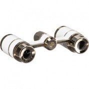 Eschenbach Optik 3x18 Opera Glasses (white/gold)