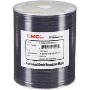 Cmc Pro 4.7gb Dvd-r 16x White Inkjet Hub Printable Discs (100-pack, Tape Wrap)