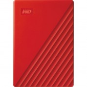 Wd 2tb My Passport Usb 3.2 Gen 1 External Hard Drive (red)