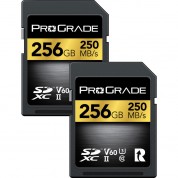 Prograde Digital 256gb Uhs-ii Sdxc Memory Card (2-pack)