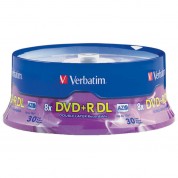 Verbatim Dvd+r Double Layer 8.5gb 8x Recordable Disc (spindle Pack Of 30)