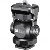 Uurig Articulating Cold Shoe Monitor Mount With Spring-loaded Arri Anti-twist Pin