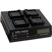 Dolgin Engineering Four-position Charger For Fuji Np-w126s Batteries With Diagnostics Display & Tdm