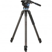 Benro C373f Carbon Fiber Single-tube Tripod With S8pro Fluid Video Head