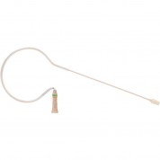 Countryman E6x Omnidirectional Earset Mic, Standard Gain With Detachable 1mm Cable And 3.5mm Connector For Amplivox Wireless Transmitters (light Beige)