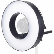 Smith-victor Orbit Pro Series Bi-color Led Ring Light With Battery Bundle (10