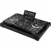 Odyssey Denon Prime 4 Low-profile Flight Case (black-anodized Hardwire)