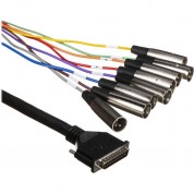 Hosa Technology Dtm803 Db-25 To 8-channel 3-pin Xlr Snake Cable - 9.9' (3 M)