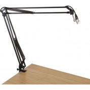 Gator Frameworks Desk-mounted Broadcast/podcast Boom Arm Mic Stand