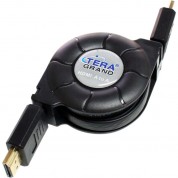 Tera Grand Hdmi A Male To Hdmi A Male Retractable Cable (4.25')