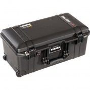 Pelican 1556 Wheeled Air Case With Foam (black)