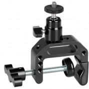 Camvate Heavy-duty C-clamp With Mini Ball Head (black T-handle)