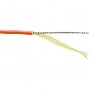 Camplex Om1 Bend-tolerant Multi-mode Duplex St To St Armored Fiber Patch Cable (9.8', Orange)