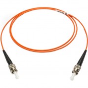 Camplex Om1 Multimode Simplex St To St Armored Fiber Patch Cable (16.4', Orange)