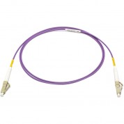 Camplex Om4 Bend Tolerant Multimode Simplex Lc To Lc Armored Fiber Patch Cable (3.3', Purple)