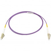 Camplex Om4 Bend Tolerant Multimode Simplex Lc To Lc Armored Fiber Patch Cable (328', Purple)