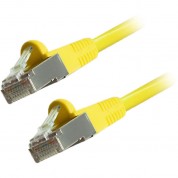 Comprehensive Cat 6 Snagless Shielded Ethernet Cable (15', Yellow)